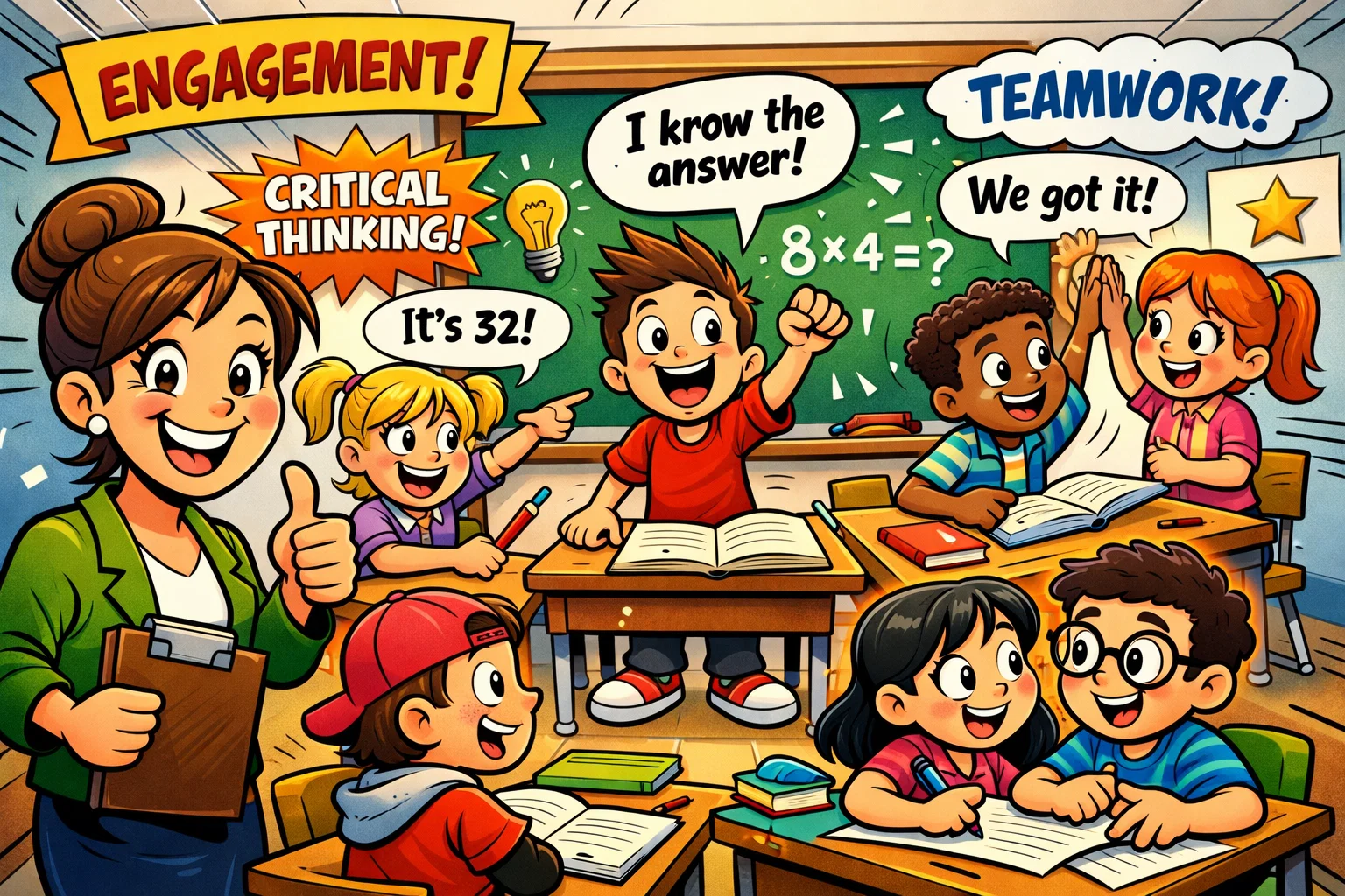  Advantages of inductive method in a lively classroom with active students.
