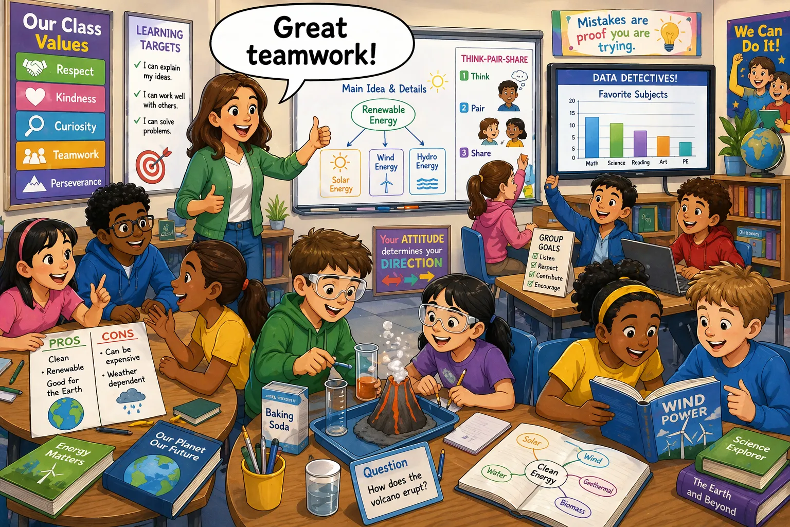 Effective teaching methods classroom success with students engaged in learning. 
