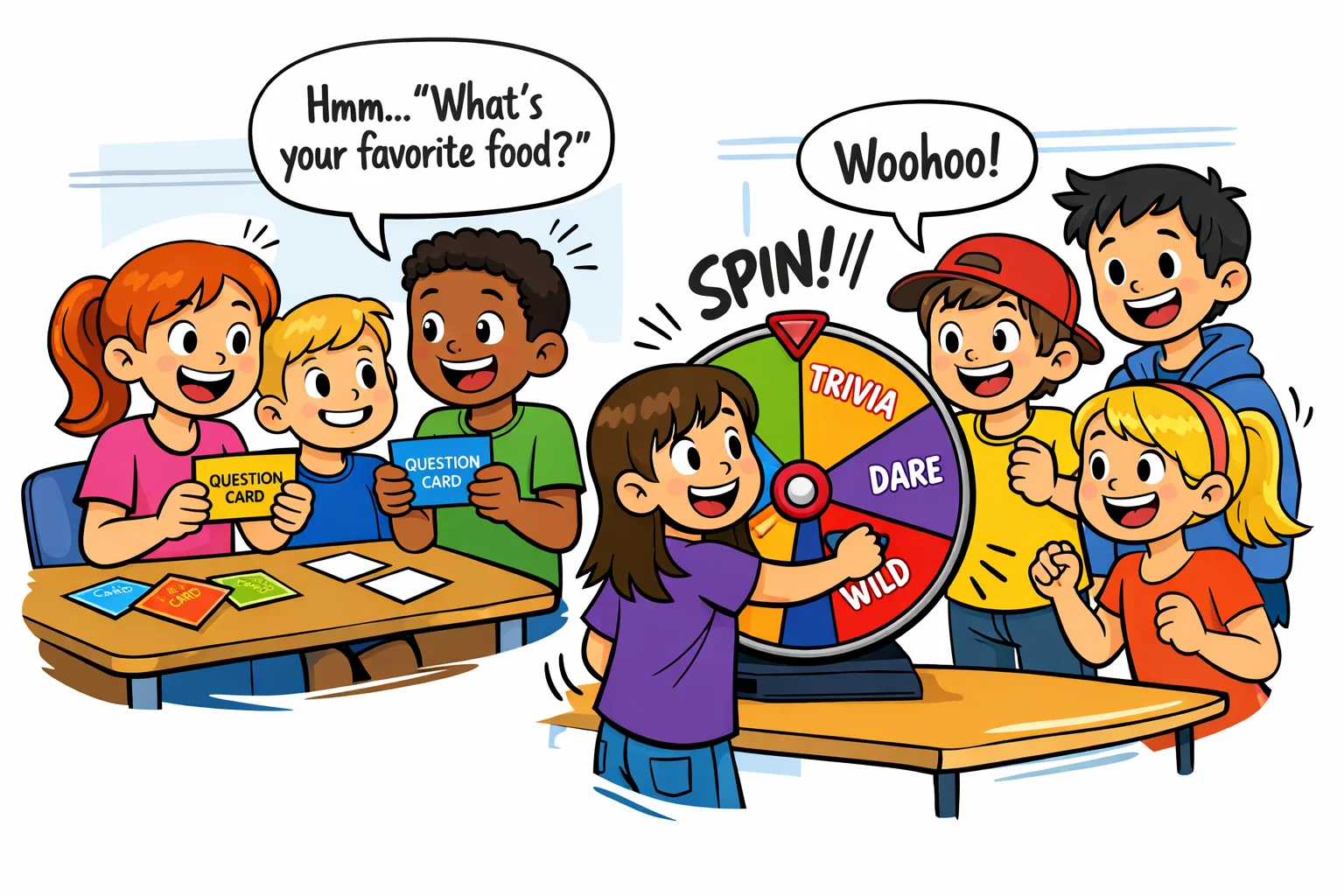 Get to know you games and activities for kids and teens in class.
