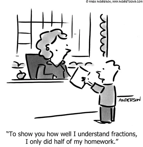 ‘Half Fraction Homework’ Meme
