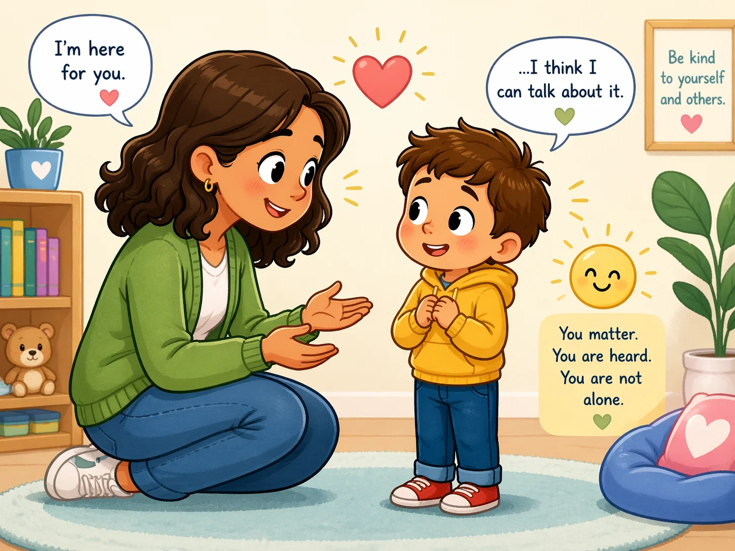 Help child heal emotional neglect through safe support and caring connection.