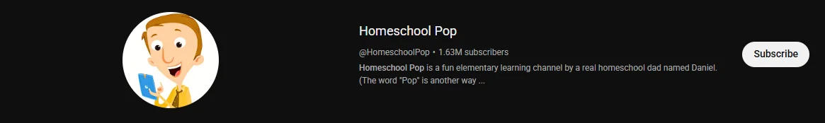 Screenshot of Homeschool Pop
