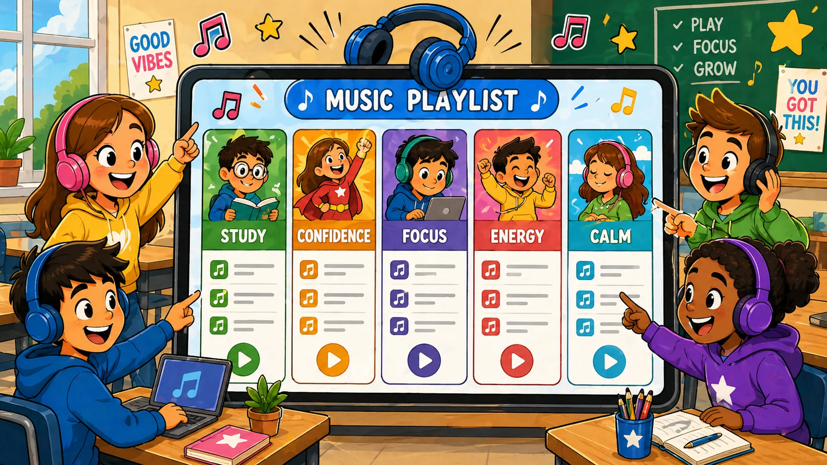 Student motivational playlist picks for focus and confidence.