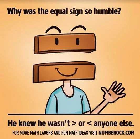  ‘Equal Sign Stays Humble’ Meme
