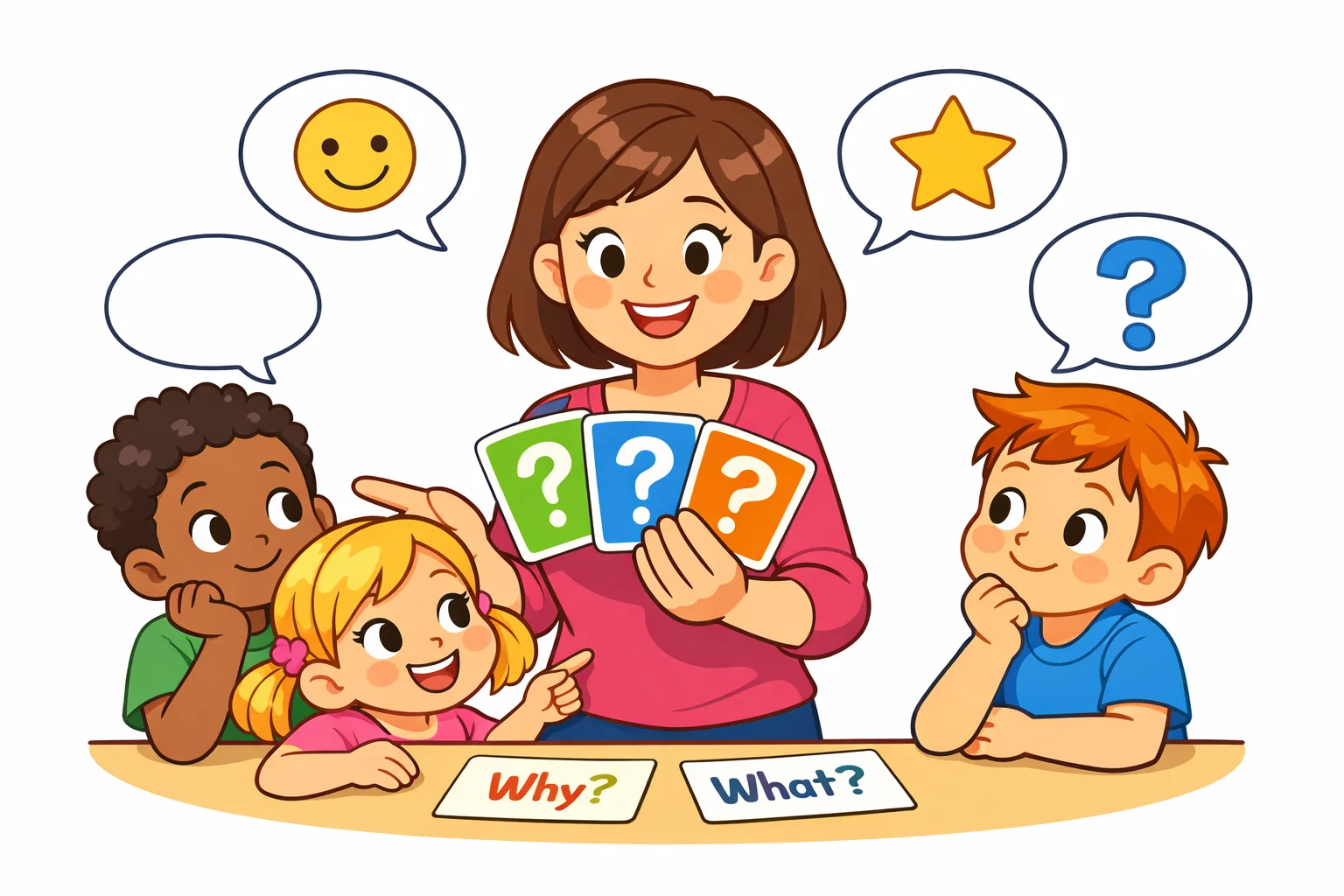 Tips for choosing right questions for kids and teens.

