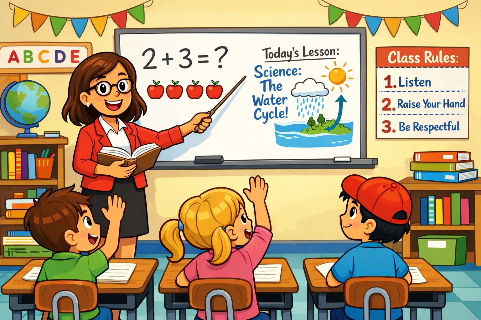  Why classroom rules matter in demo teaching with focused students and teacher.
