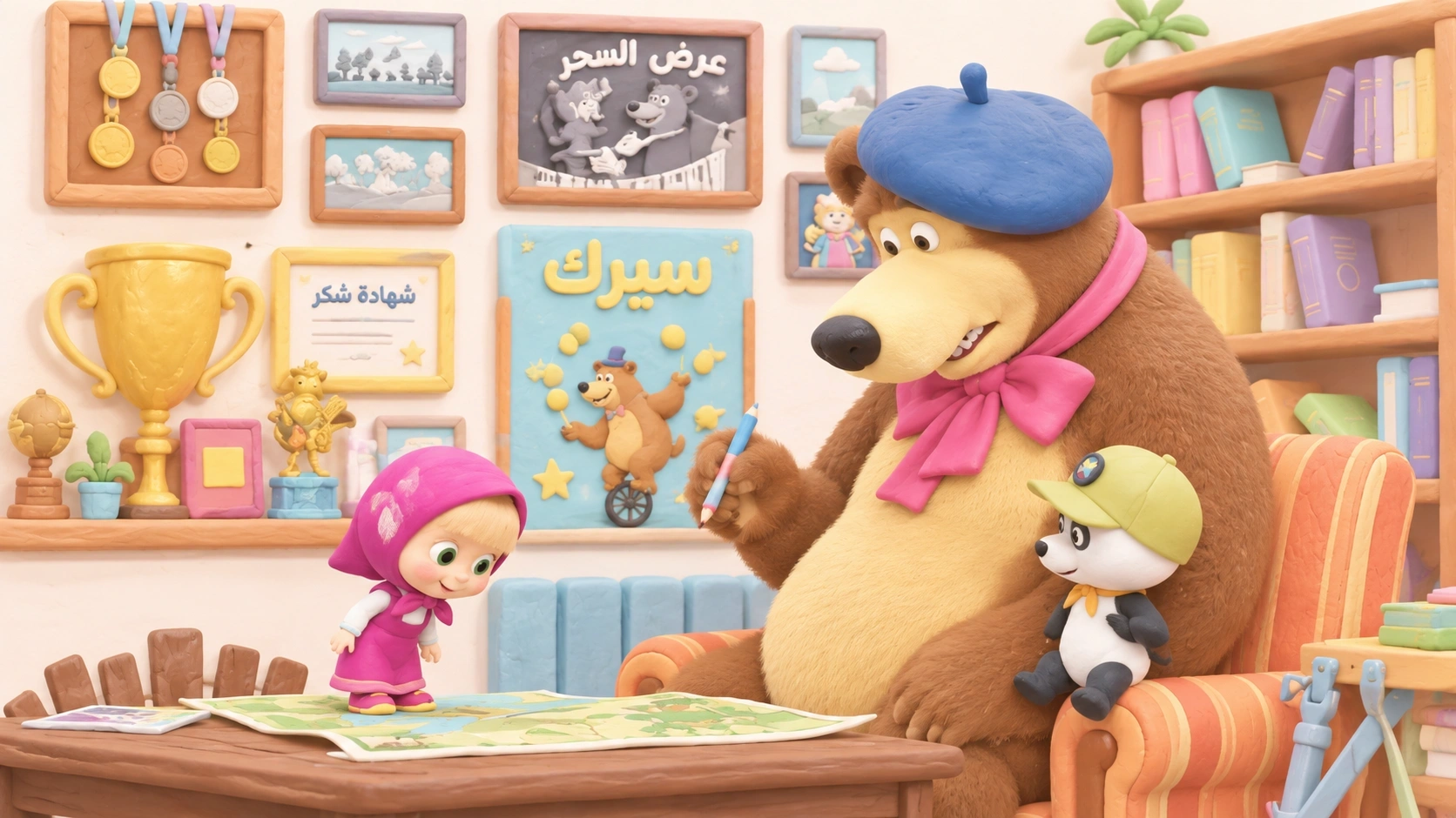 رسوم متحركة مثل Masha تعكس ما يشاهده الأطفال الصغار على YouTube.