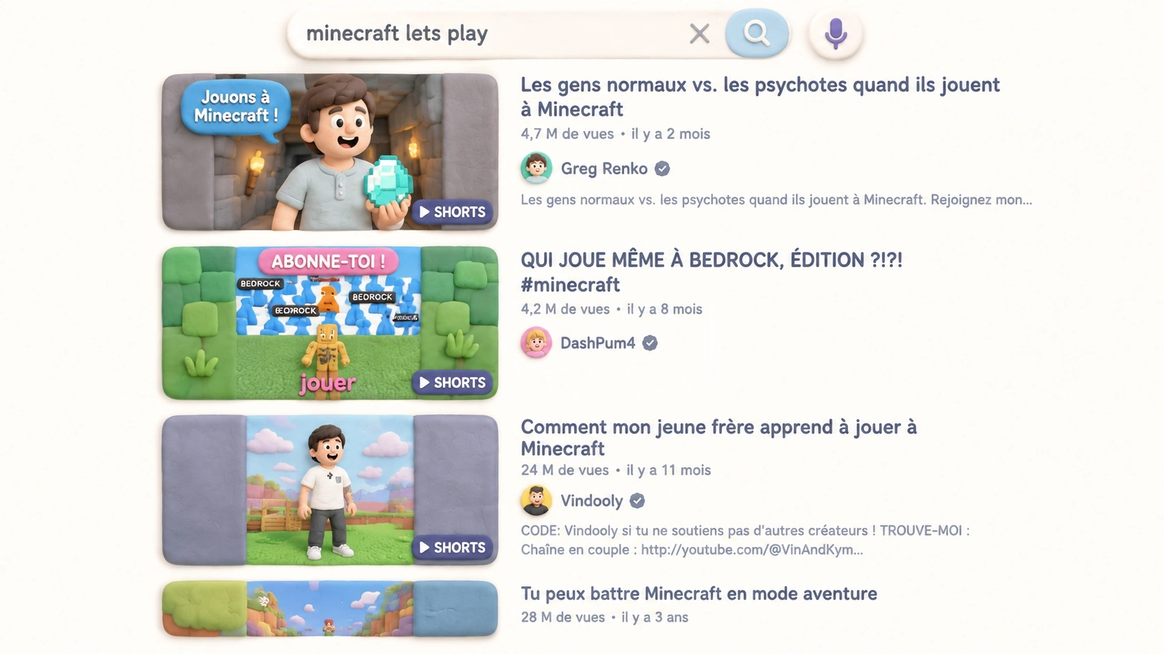 Les vidéos courtes révèlent ce que les enfants regardent sur YouTube et pourquoi ils font défiler l'écran.