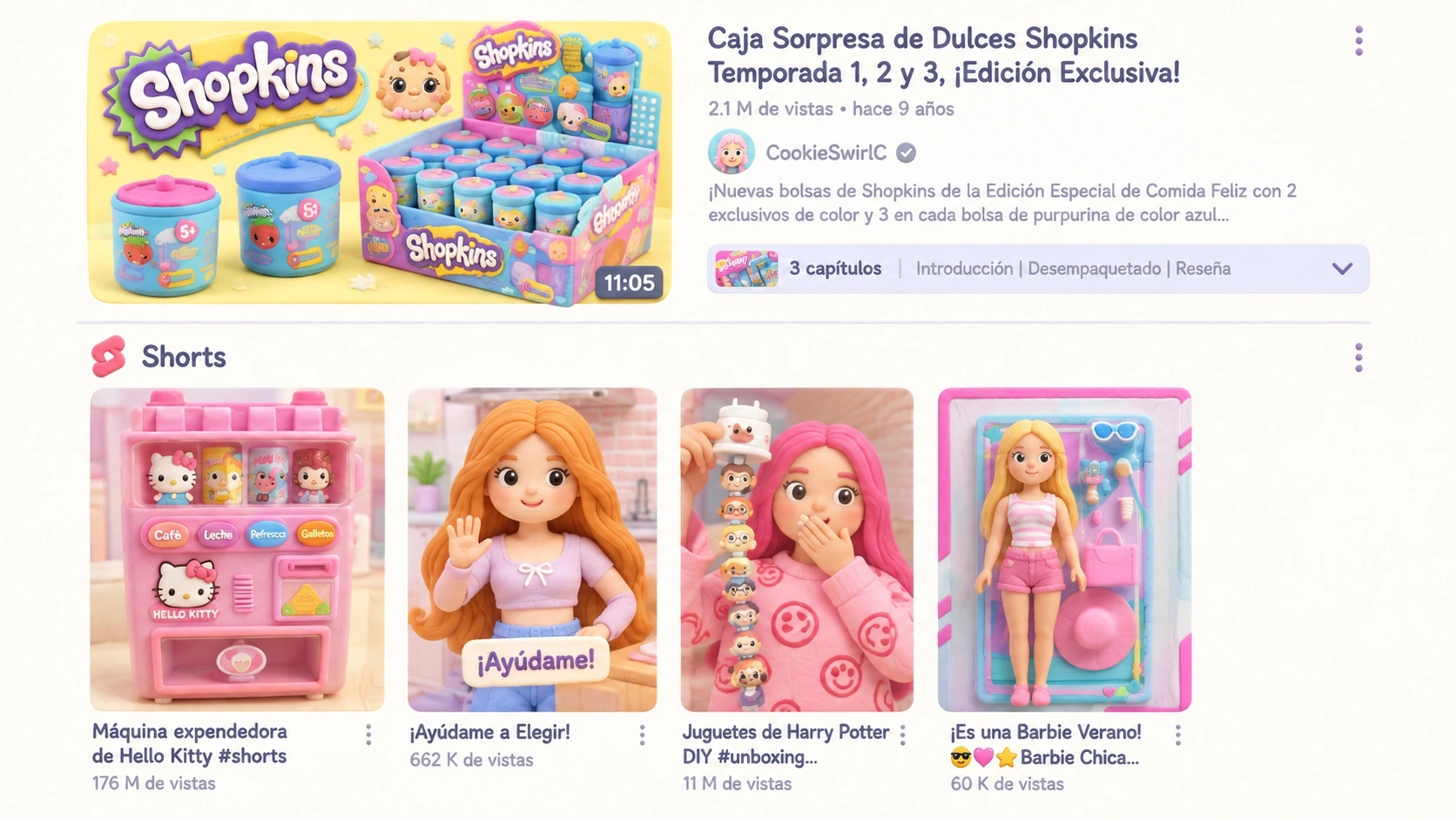 La tendencia del unboxing de juguetes muestra lo que los niños ven en YouTube por entretenimiento.