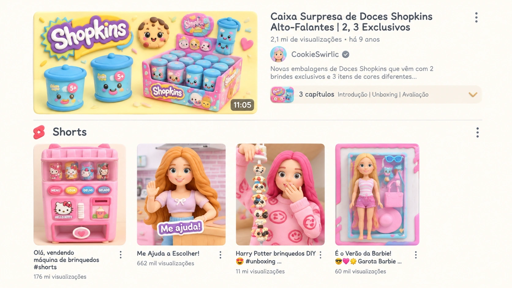 A tendência dos vídeos de unboxing mostra o que as crianças assistem no YouTube para se entreter.