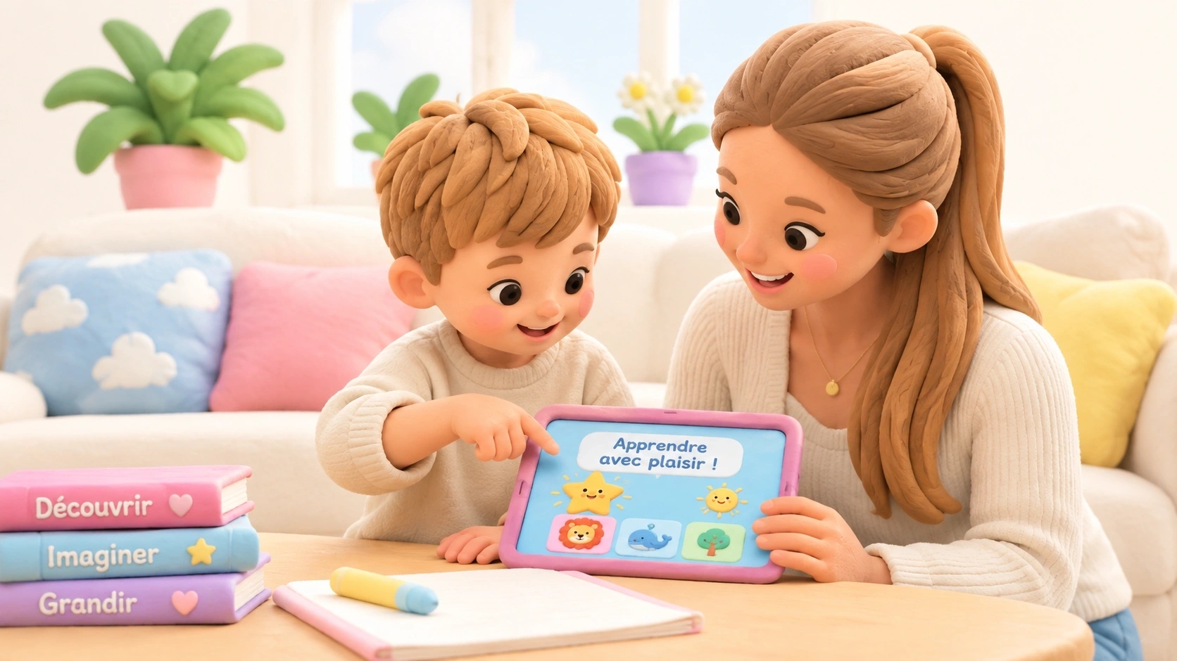 Un parent surveille ce que les enfants regardent sur YouTube et établit des règles concernant le temps d'écran.